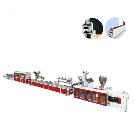 JWELL PVC daaqadaha Xawaaraha sare ee Profile Extrusion Line