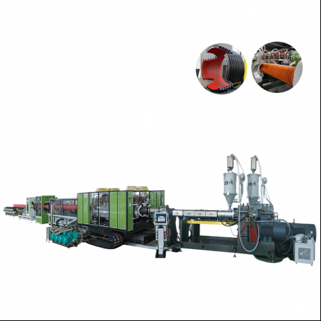 HDPE / PP / PVC Horizontal Nooca Double Wall jiingado tuuboyinka Extrusion