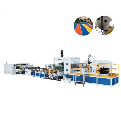 TPE/TPU Thermoplastic Prefabricated Plastic Track Machine Extrusion Machine