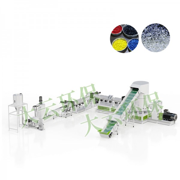 Jwell Three Machine Isku-dhafka Dib-u-warshadaynta Pelletizing Machine